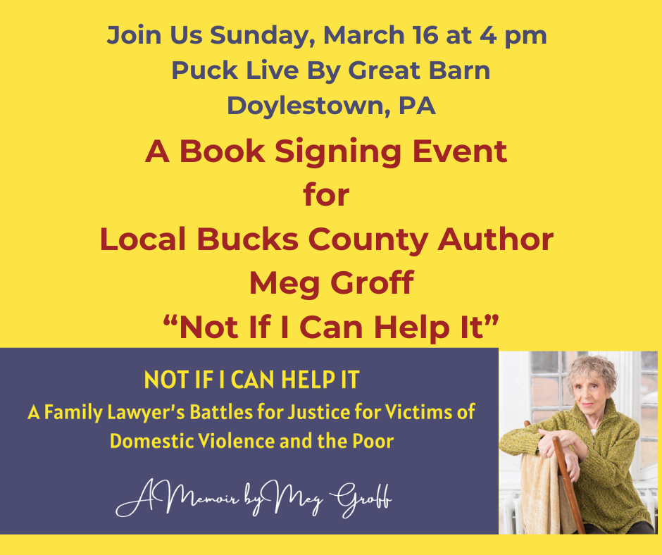 Meg Groff Book Release Party Not If I can Help It